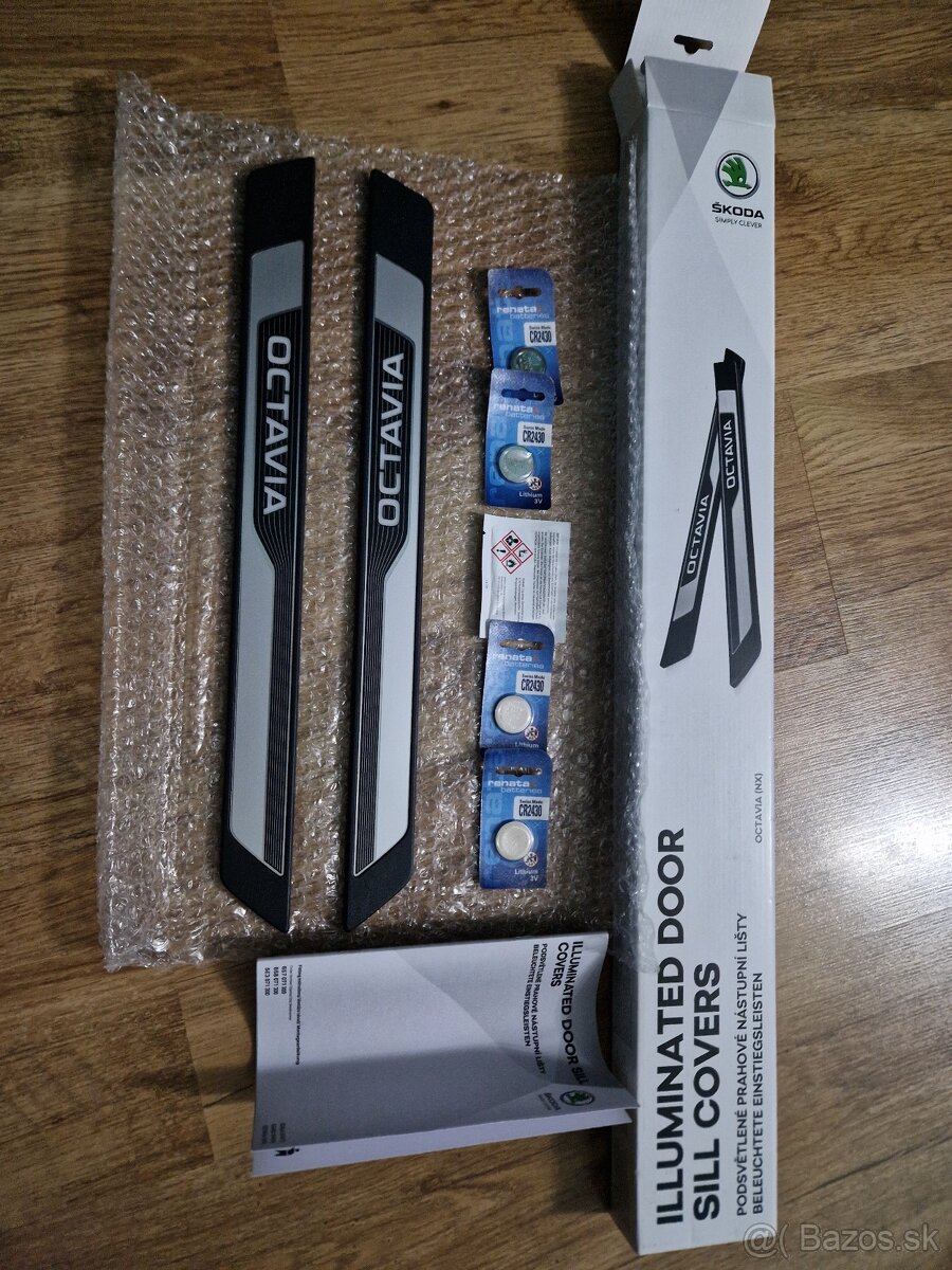 Predám led prahové lišty Octavia IV - 5