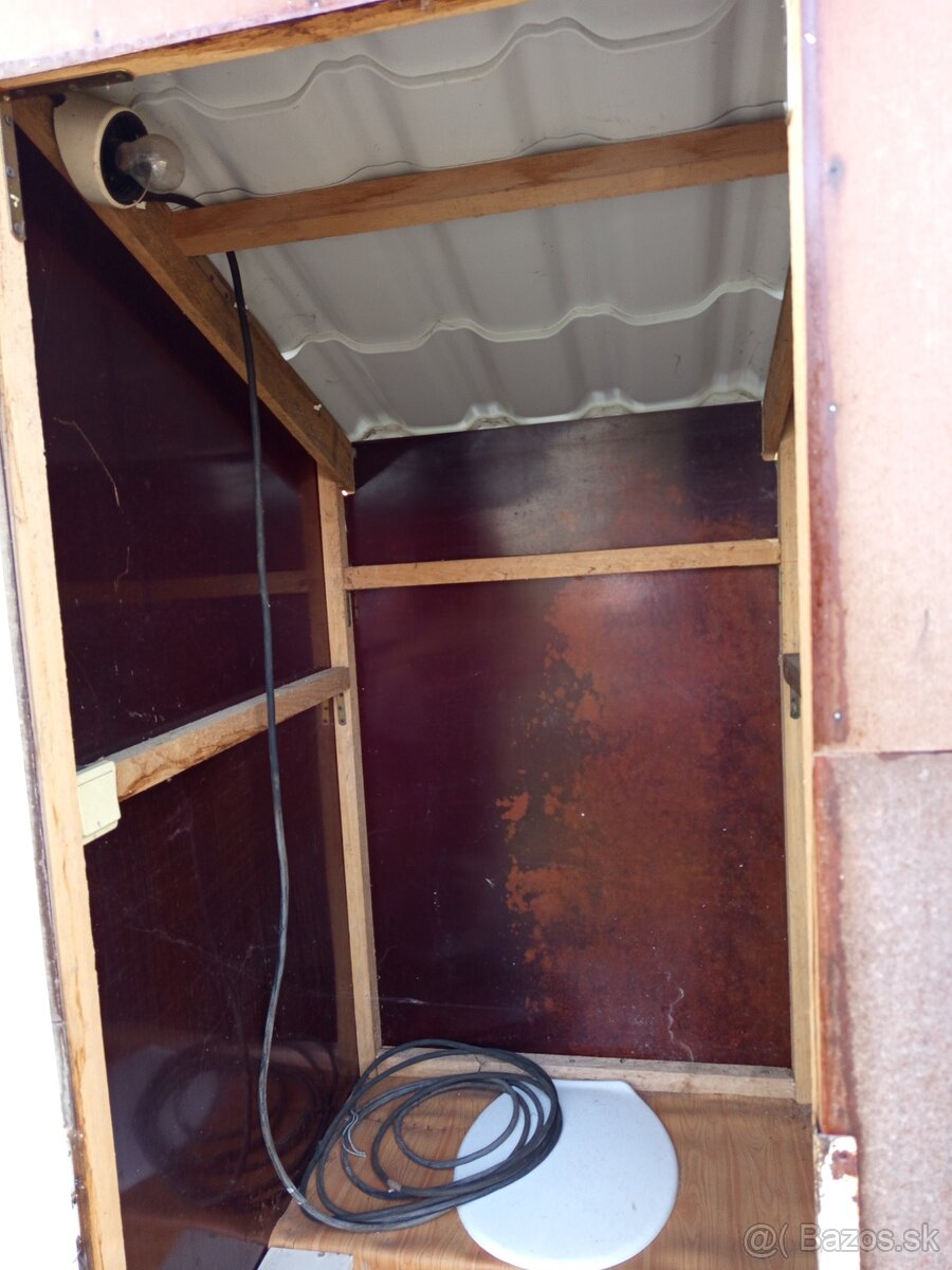 Latrína, suché WC, kadibudka - 5