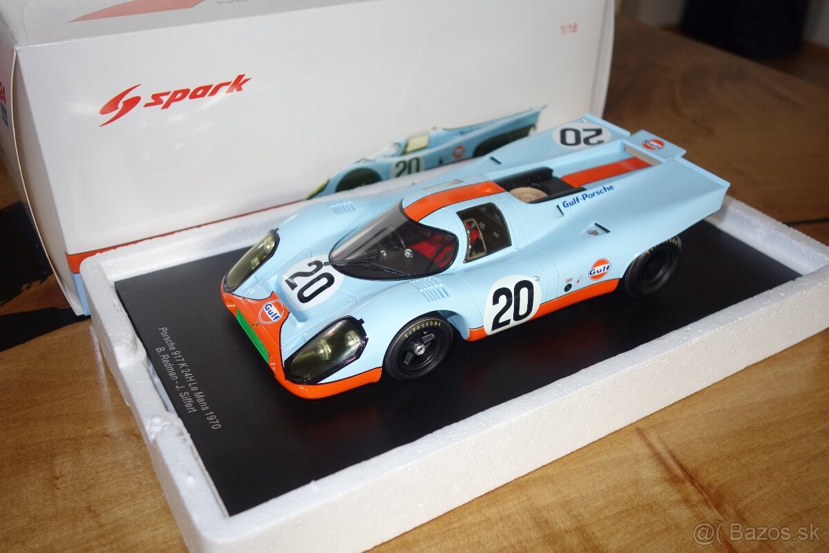 SPARK 1:18 Gulf-Porsche 917K #20 1970 LeMans - 5