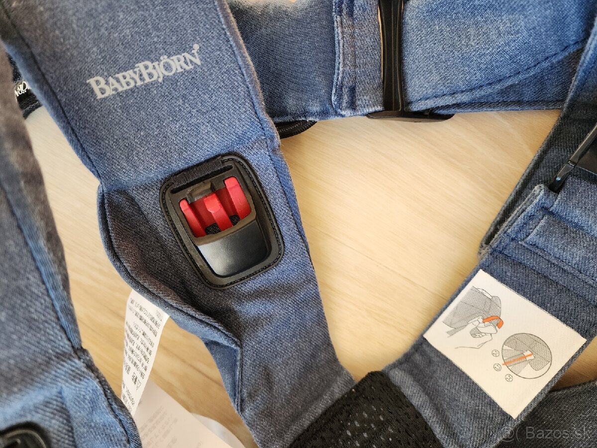 Babybjörn One ergonomické nosítko classic denim blue - 5