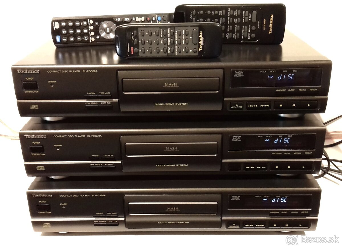 2x CD prehravac TECHNICS SL-PG380 vyroba GERMANY, AC58, AC28 - 5