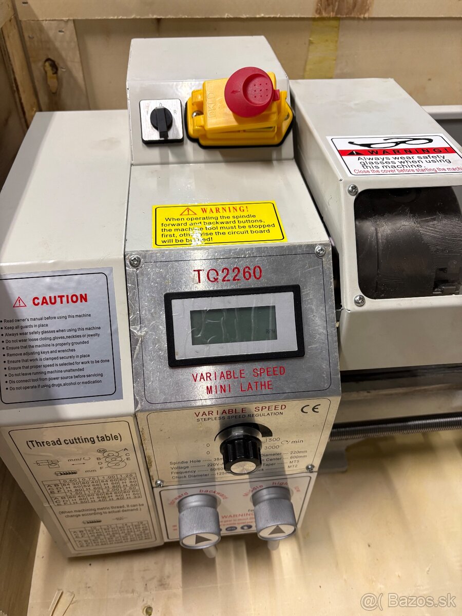 Stolový sústruh 230v 600mm - 5