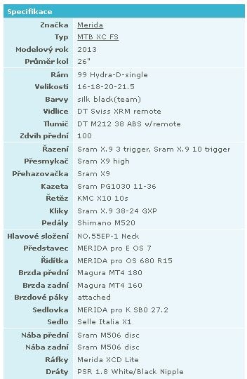 Merida Ninety-Nine Team Issue 2013 - 5