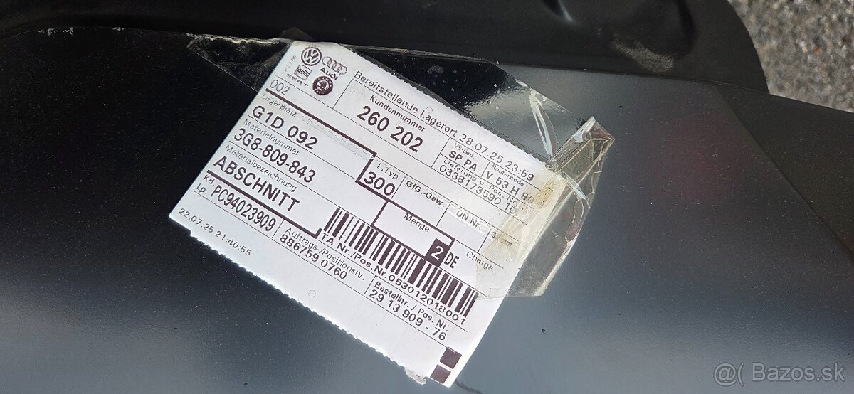 LZ blatník, bočnica VW Arteon - 5