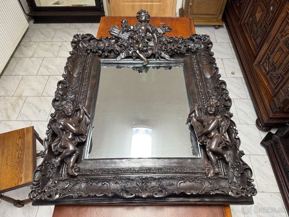 Starožitné zrcadlo s aplikami - 5