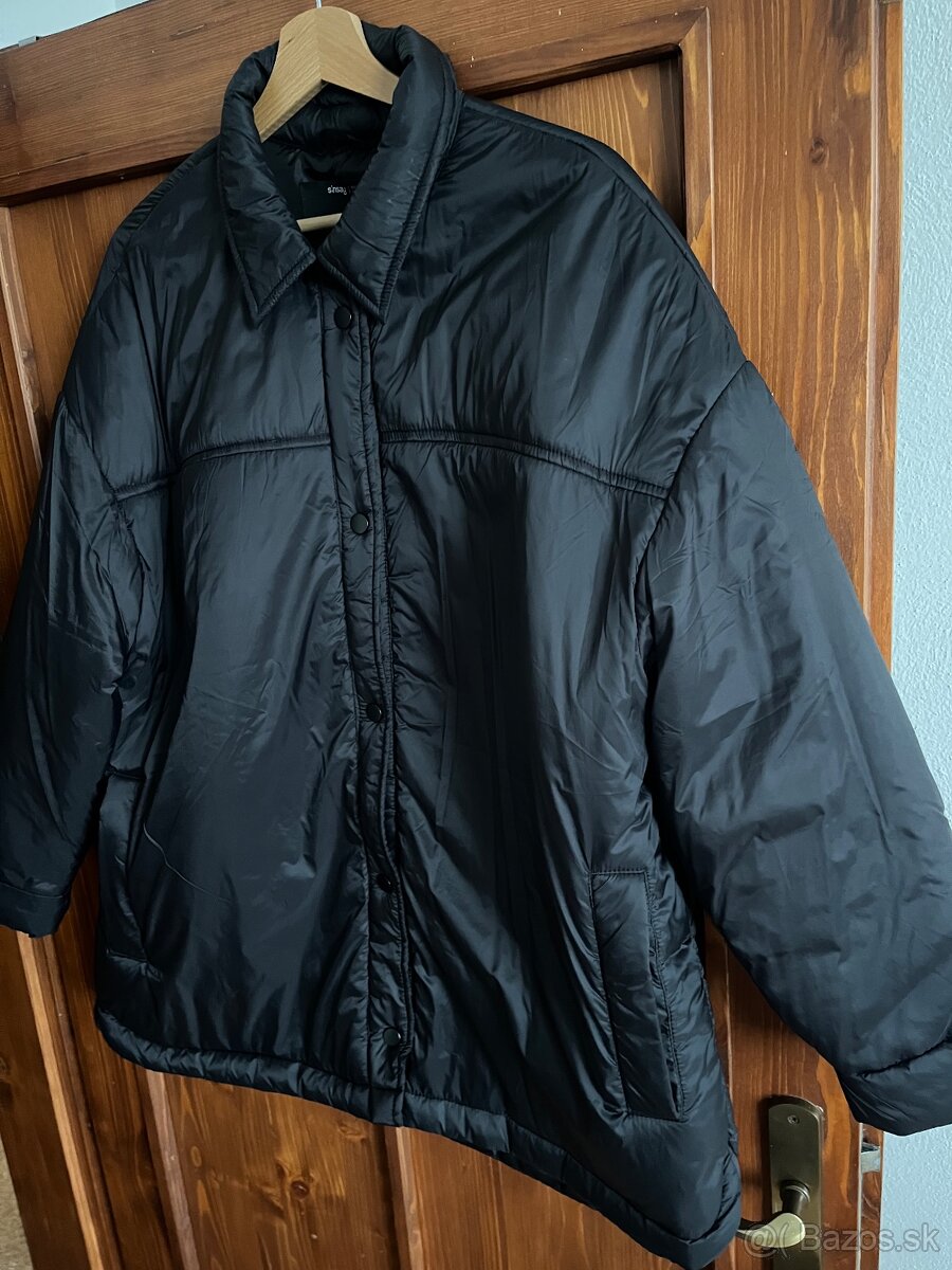 SINSAY Čierna tenka Prechodná bunda XXL - 5