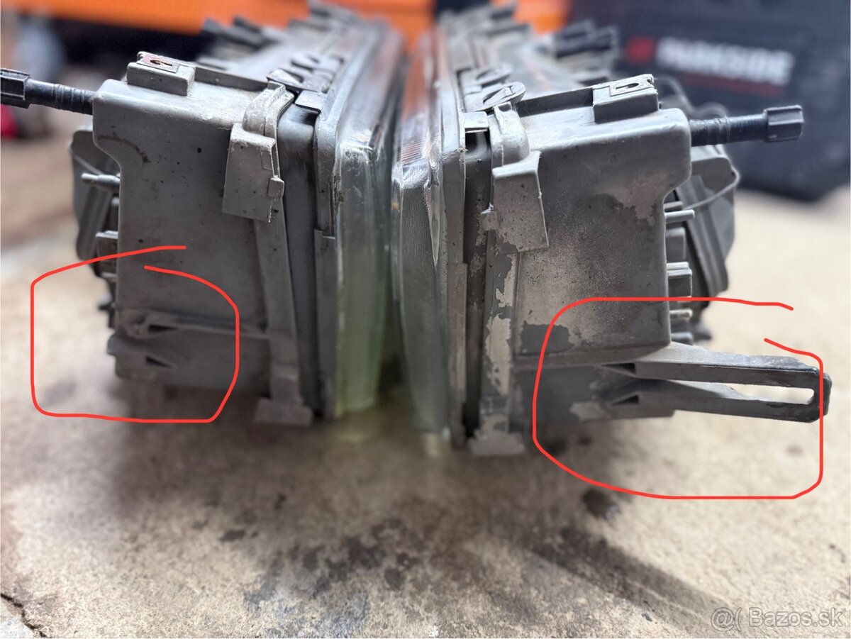 Predné svetlá mercedes w201 190d - 5