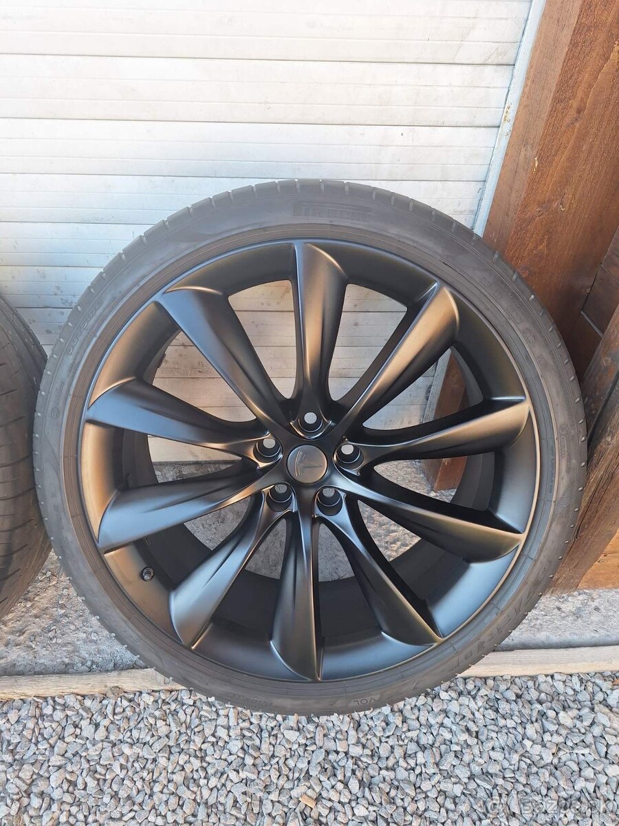Tesla Model X 22" sada kolies - 5