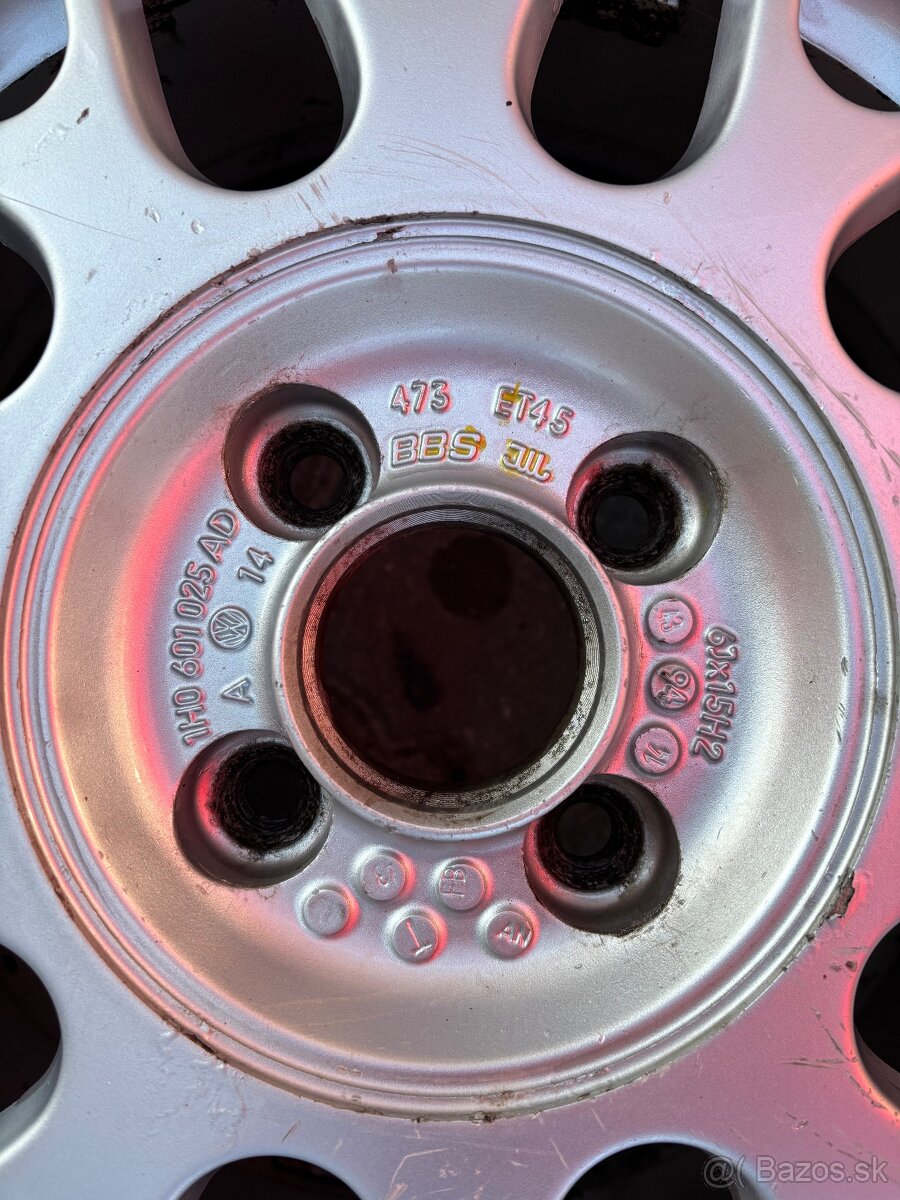 VW BBS 4x100 195/50 R15 - 5