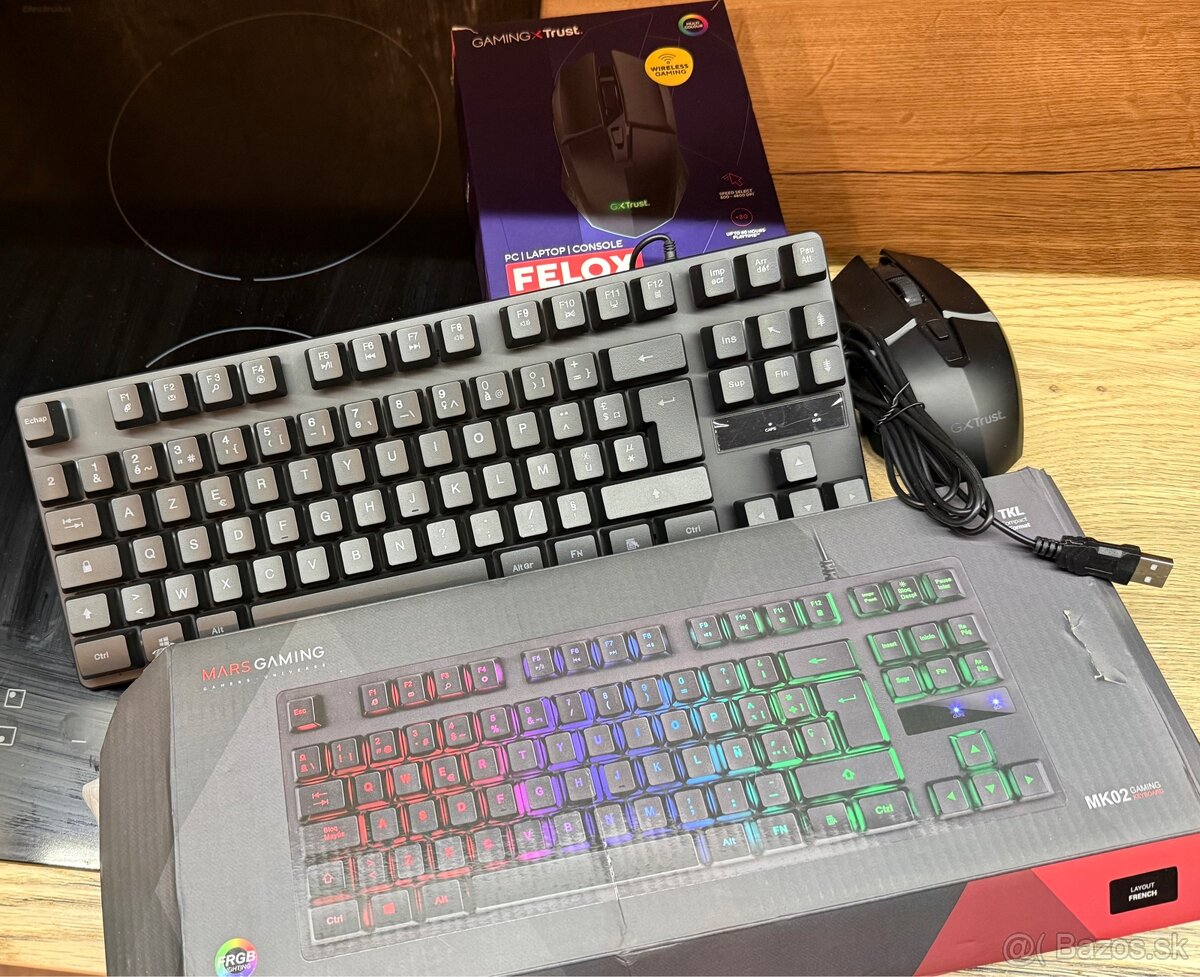 Herná myška (Trust) + klavesnica (Mars Gaming) - 5