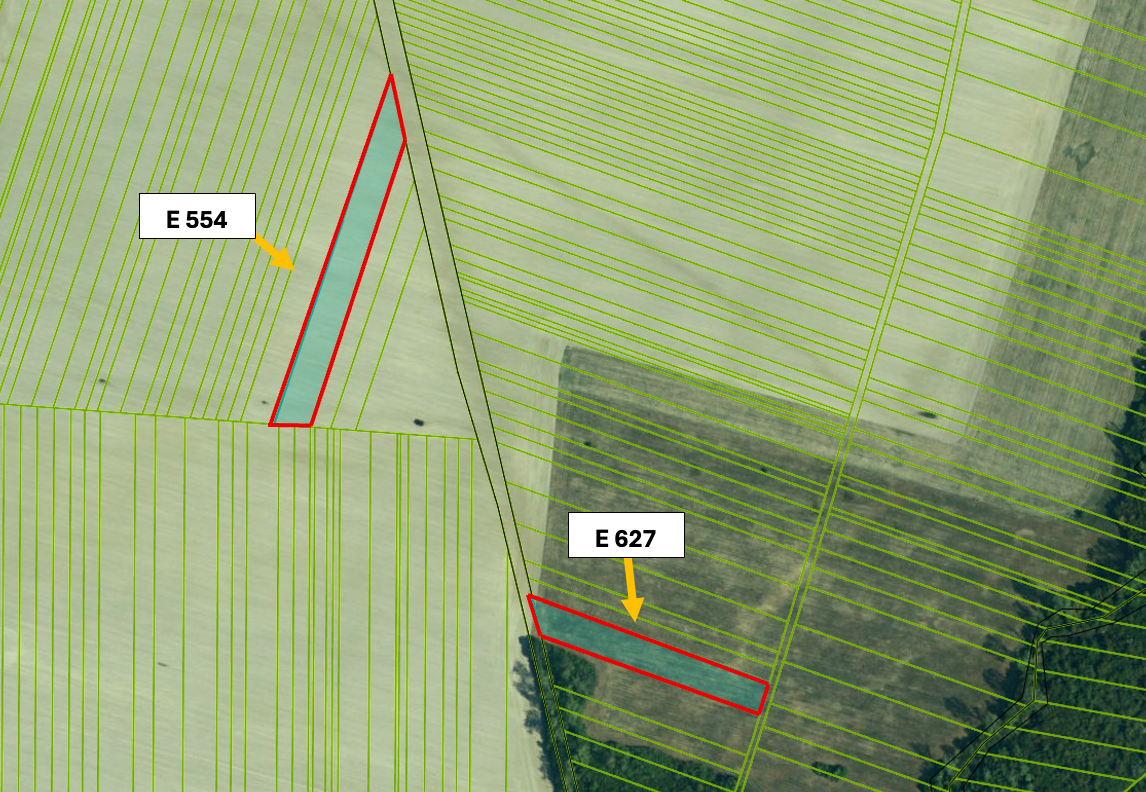Úbrež – 3.843 m2 ORNÁ PÔDA v pozemkových úpravách - 5