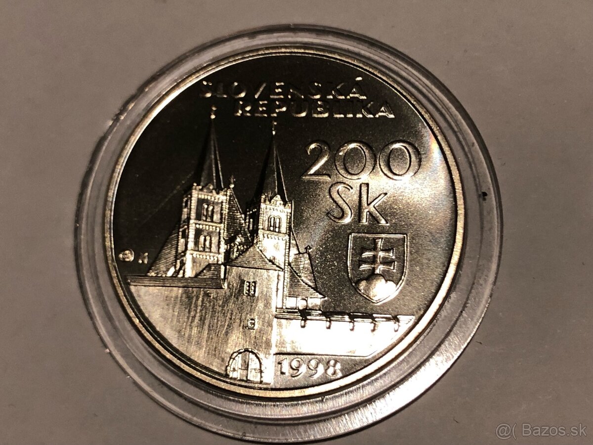 Slovenske CSSR CSFR Rakuske strieborne mince UNC a Circ - 5