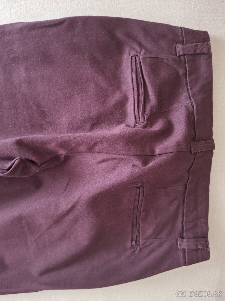 Dámske bordové nohavice. - 5