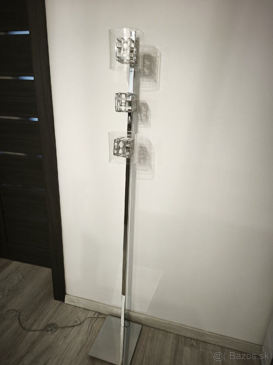 Štýlové stojanové svietidlo LUXERA 46005 TOGO (chróm/sklo) - 5