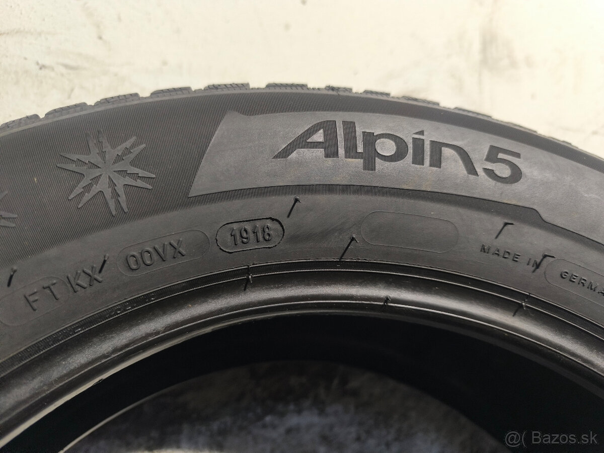 215/60 R17 Zimné pneumatiky Michelin Alpin 2 kusy - 5