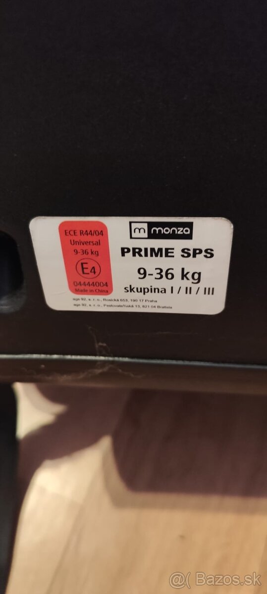 Autosedačka Monza Prime SPS - 5
