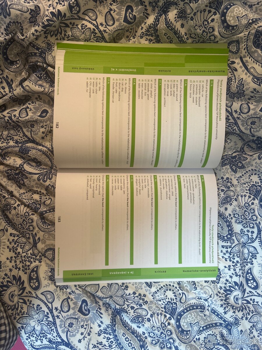 Testy studijních předpokladů (TSP) učebnica - 5