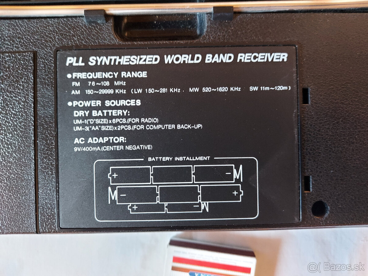 Predám rádio Supertech model SR-16HN - 5