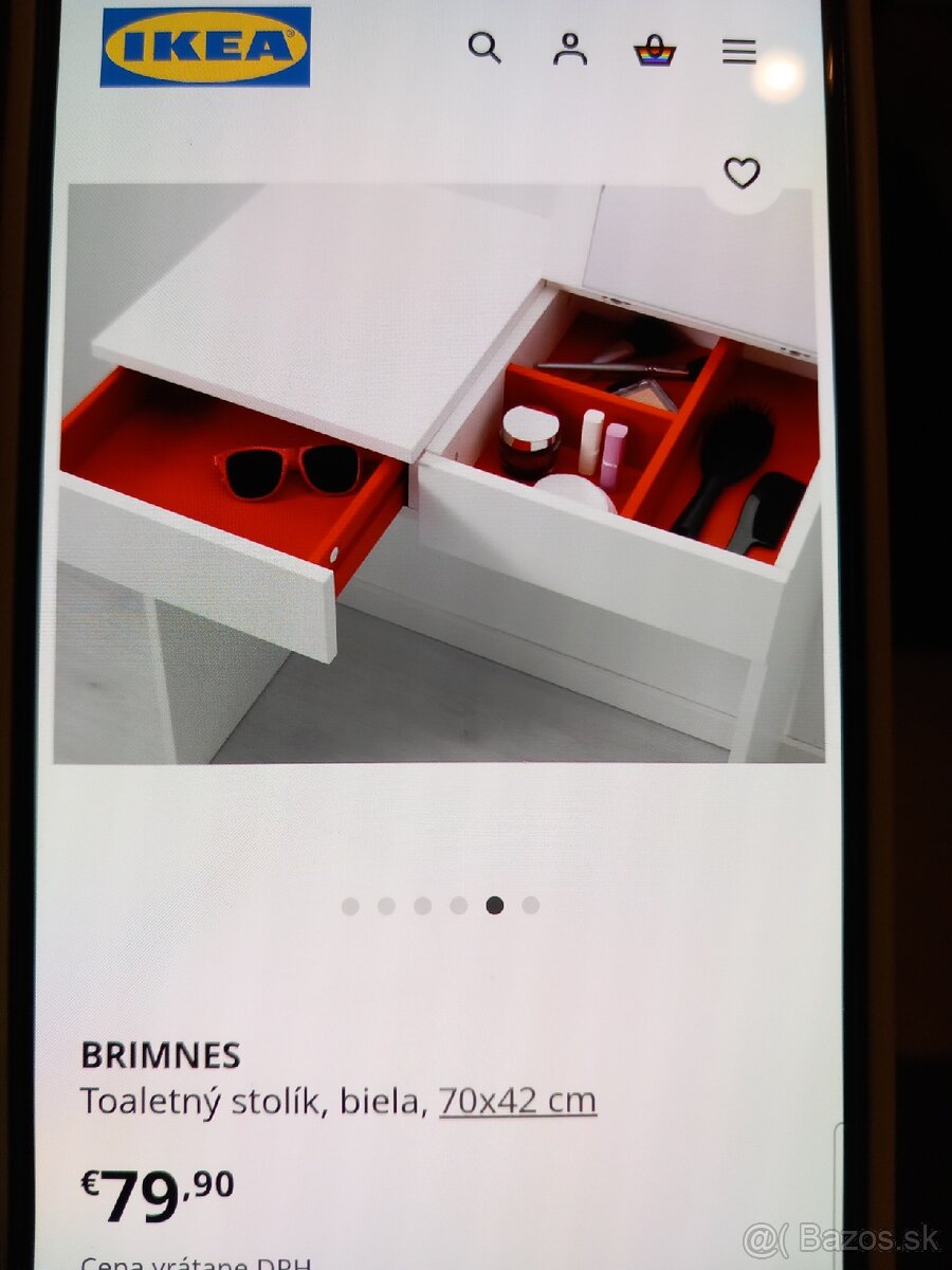 Kozmetický stolík BRIMNES - IKEA - 5