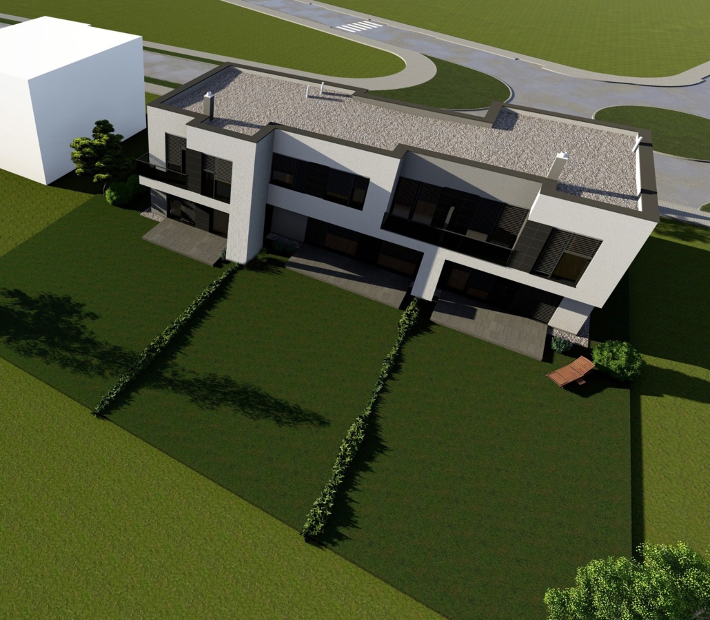 moderný dom v Jarovciach - na predaj 2 byty s pozemkom - 5