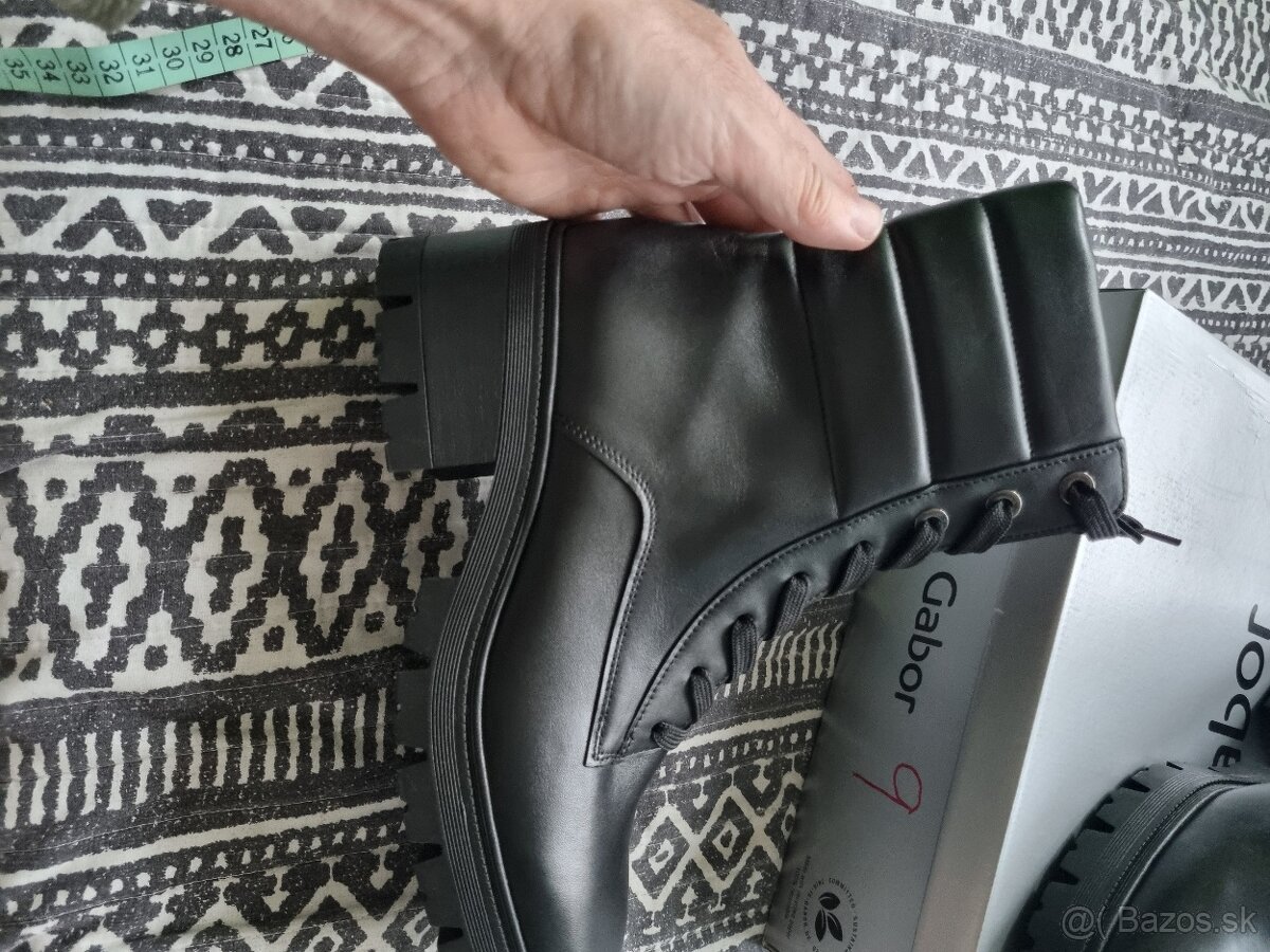 Kožene čižmy Gabor - 5