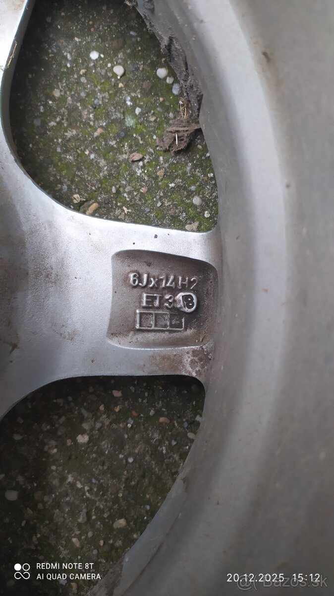 Hliníkové disky R14 4x98 - 5