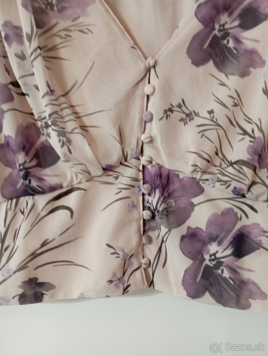 Béžová blúzka Reserved - 5