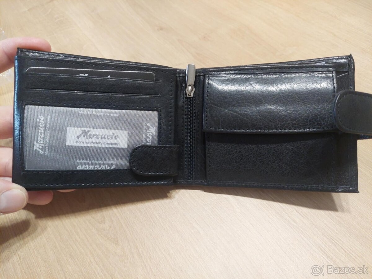 Čierna peňaženka MERCUCIO - 5