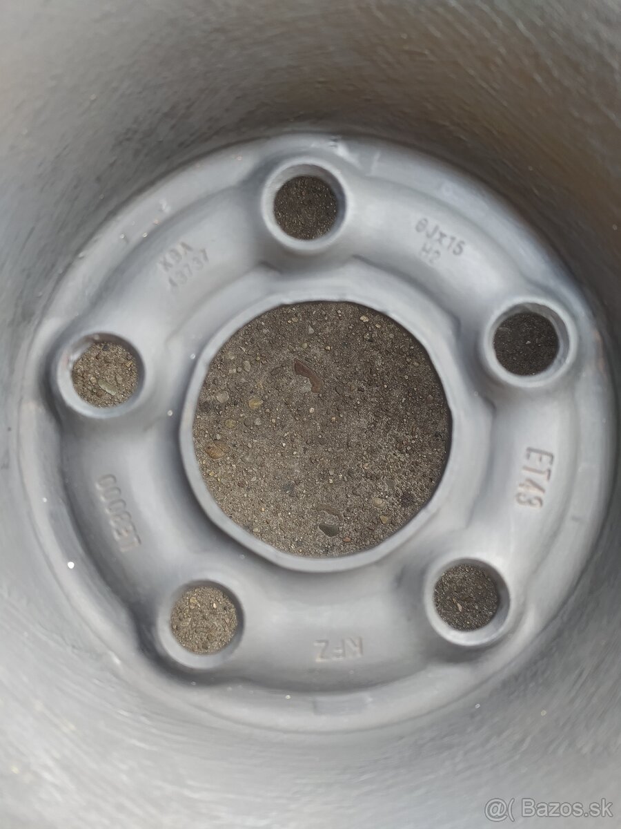 5x100 r15 plechové disky - 5