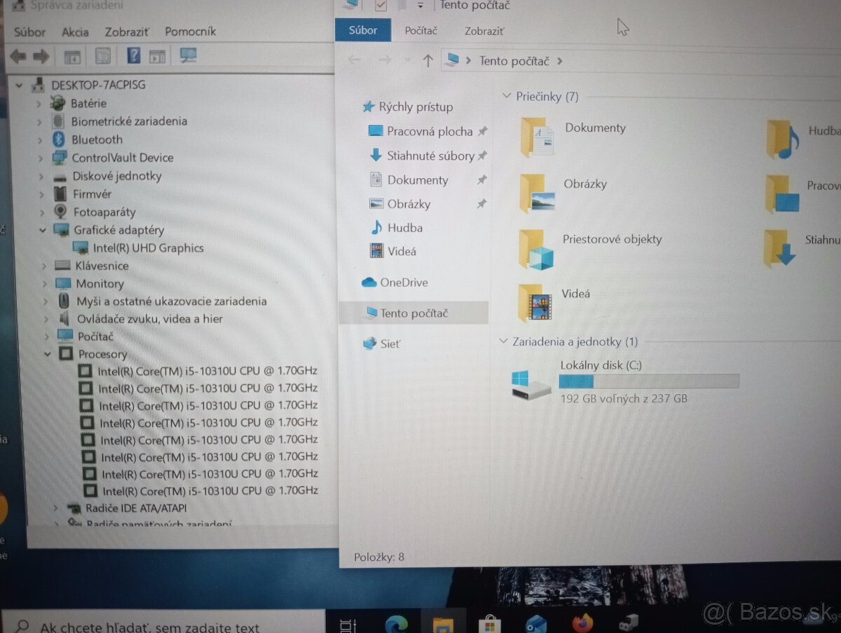 predám Dell Latitude 5410 , Intel core i5 ,16gb ram ,, ssd - 5