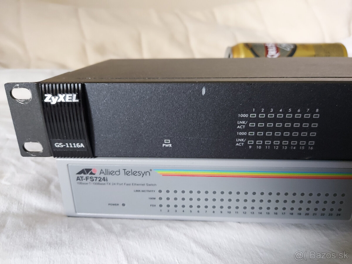 Predám switch ZyXEL GS-1116A, Allied Telesyn 24 x AT-FS724i - 5