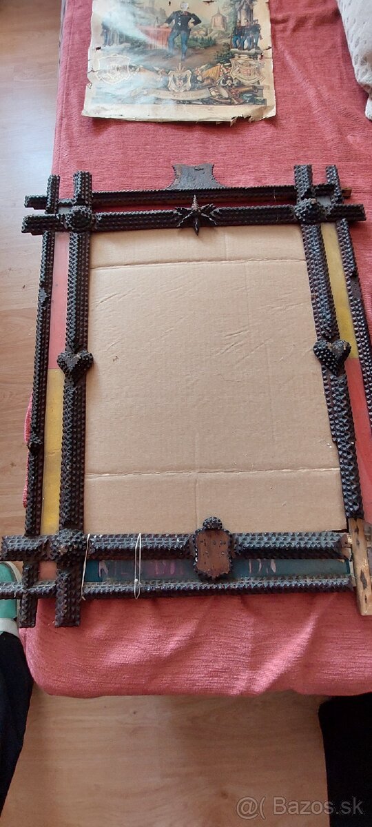 Starý rám a foto RakuskaUhorska - 5