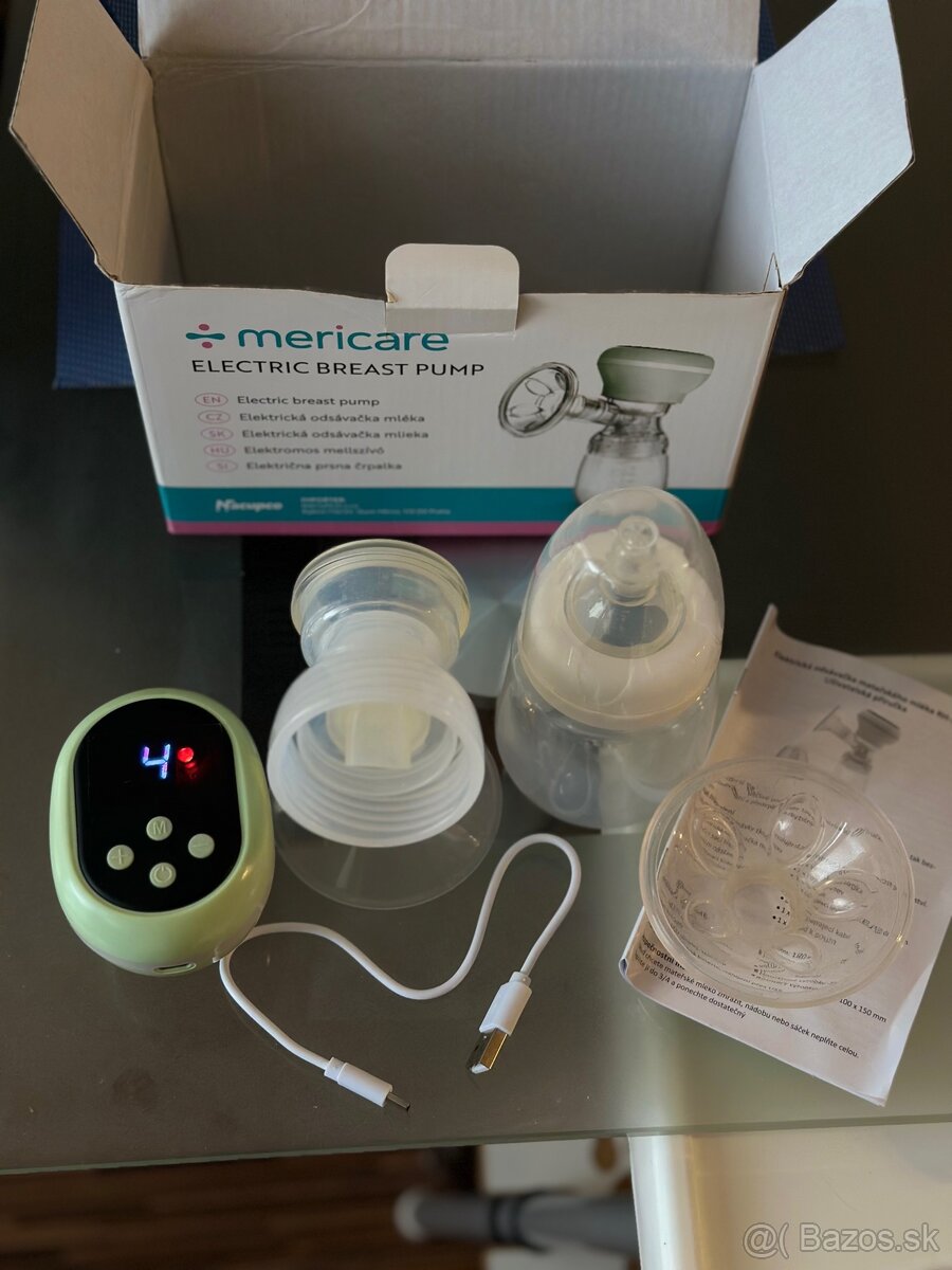 Elektrická odsávačka mlieka Mericare - 5