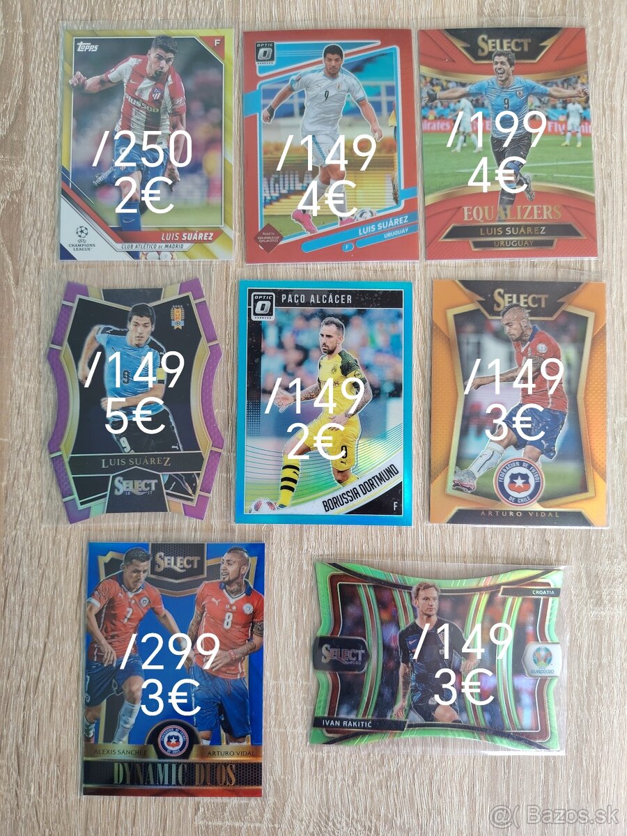Limitované futbalové karty - 5