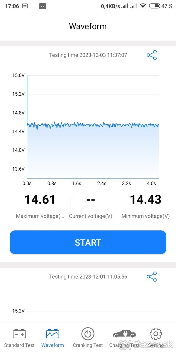 Predám nový tester autobatérií 6V-12V-24V KONNWEI BK200 - 5