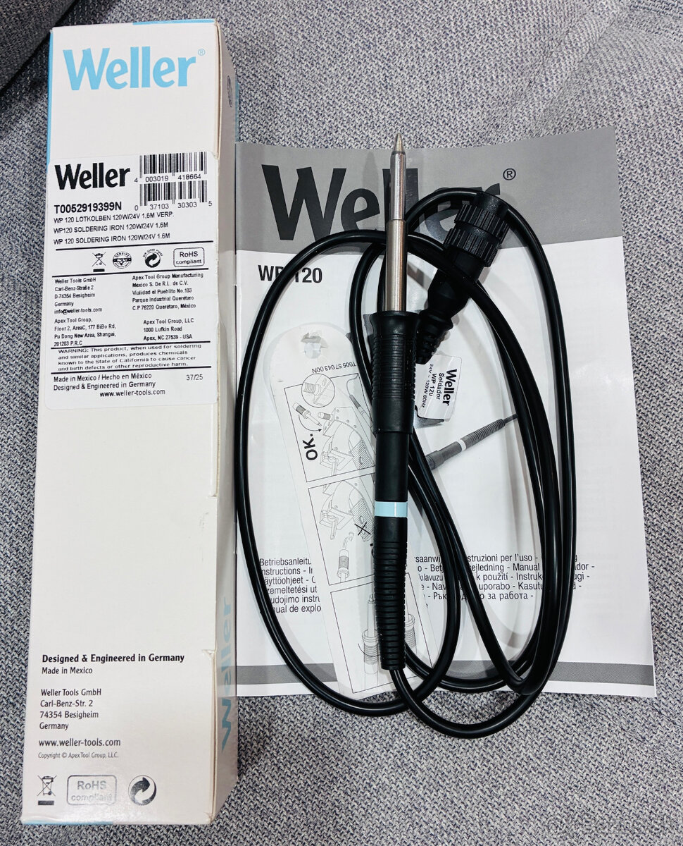 WELLER WP 120 plus príslušenstvo - 5