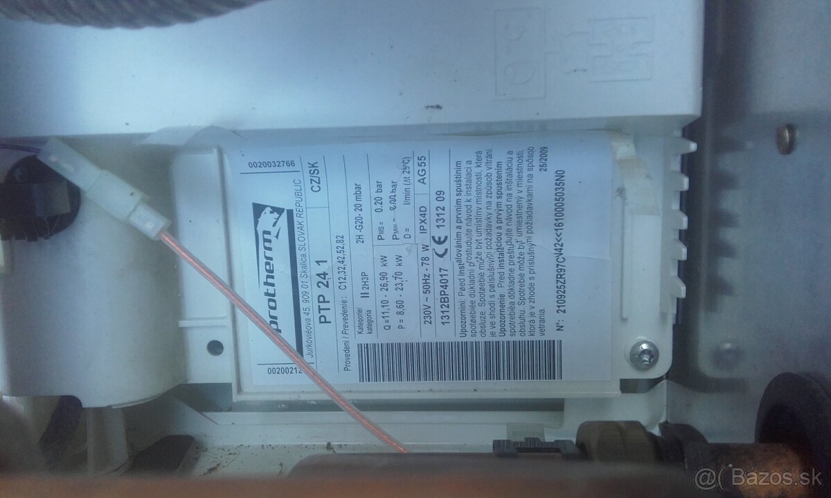 Plynovy prietokovy ohrievač Protherm - 5