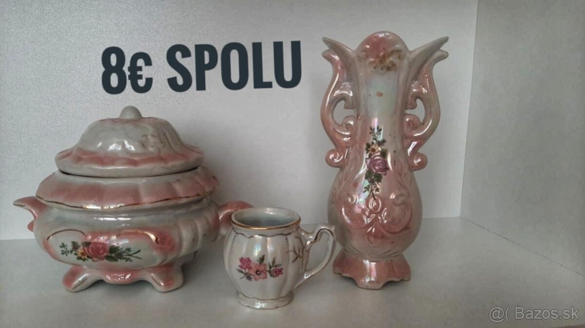 Porcelánové sošky a vázičky - 5