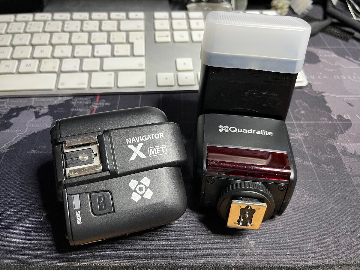 Quadralite Stroboss 36 a odpaľovač Navigation X - Panasonic - 5