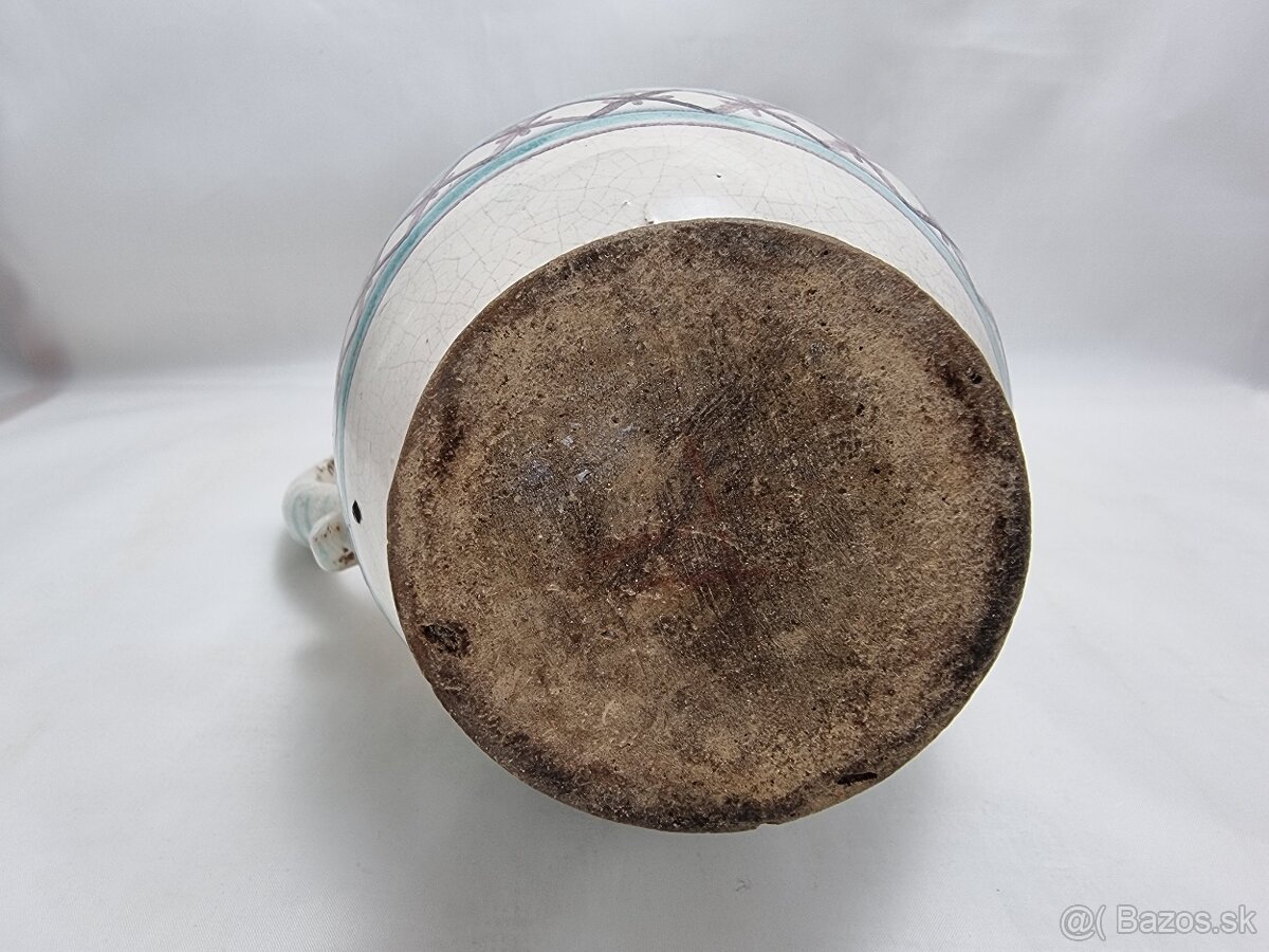 Vyše 200.ročný fajansový džbán - 27 cm - 5