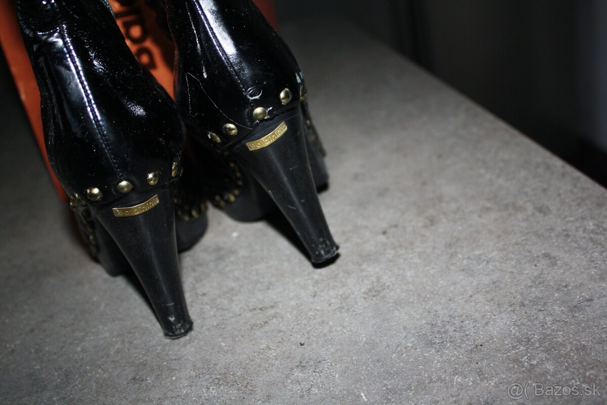 Baldinini kozene cižmy vel.36 - 5