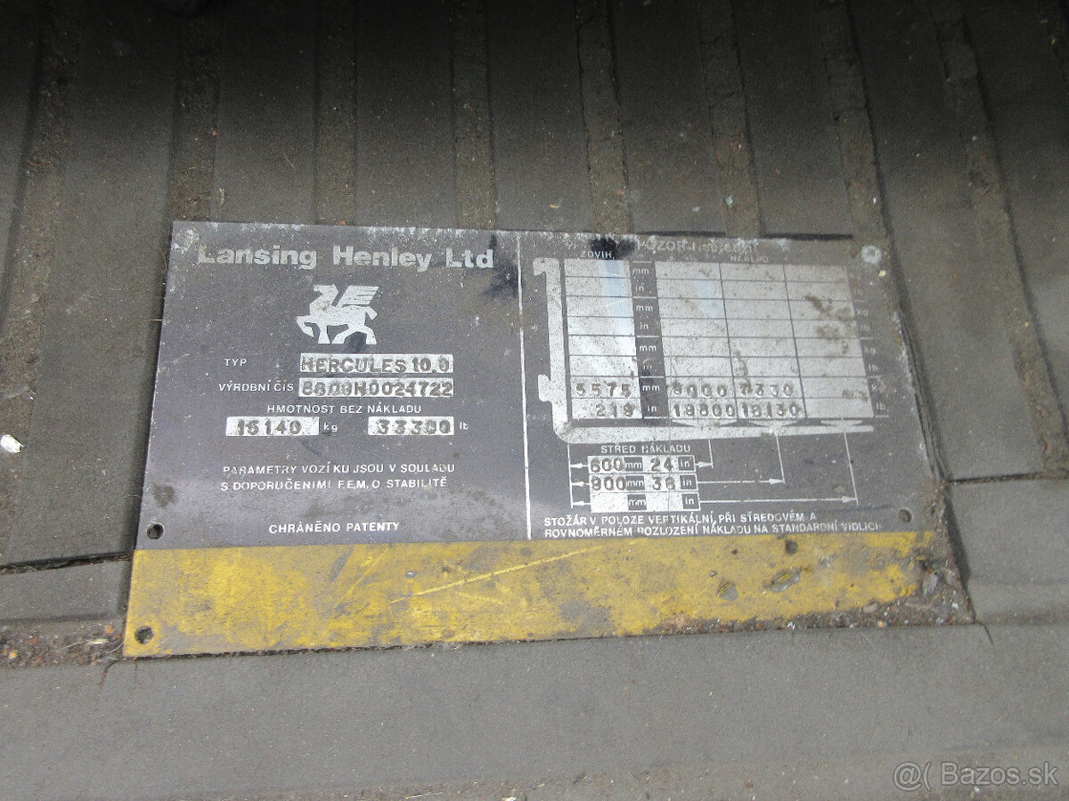 VZV LANSING HENLEY HERKULES 10 NOSNOST - - - 5