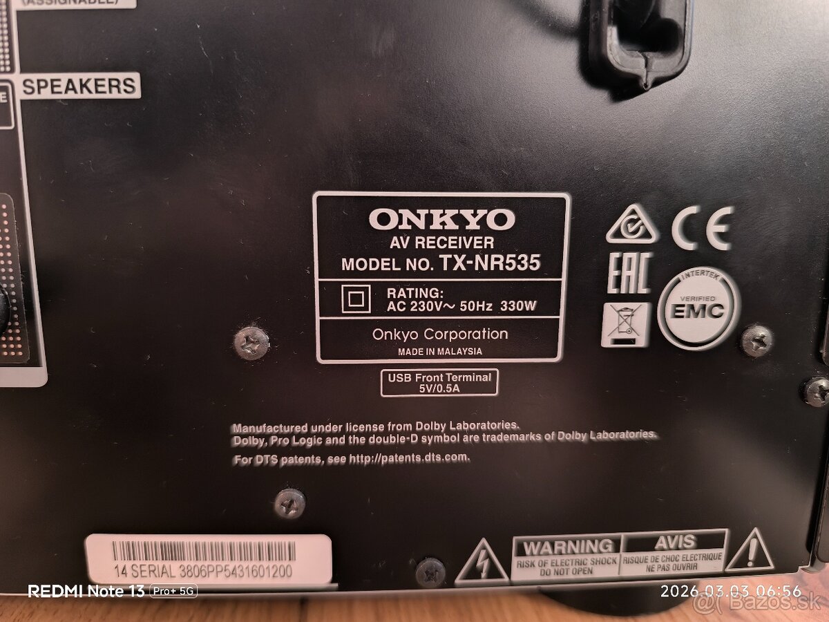 Onkyo TX-NR 535 - 5