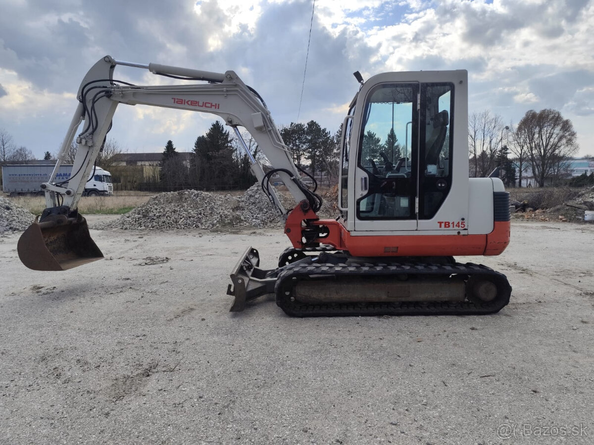 Báger Takeuchi TB145. Váha 4800kg, po servise. - 5