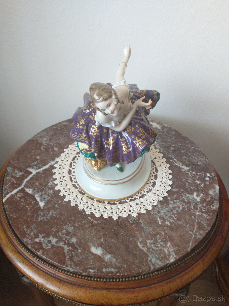 Soška Baletka Volkstedt - 5