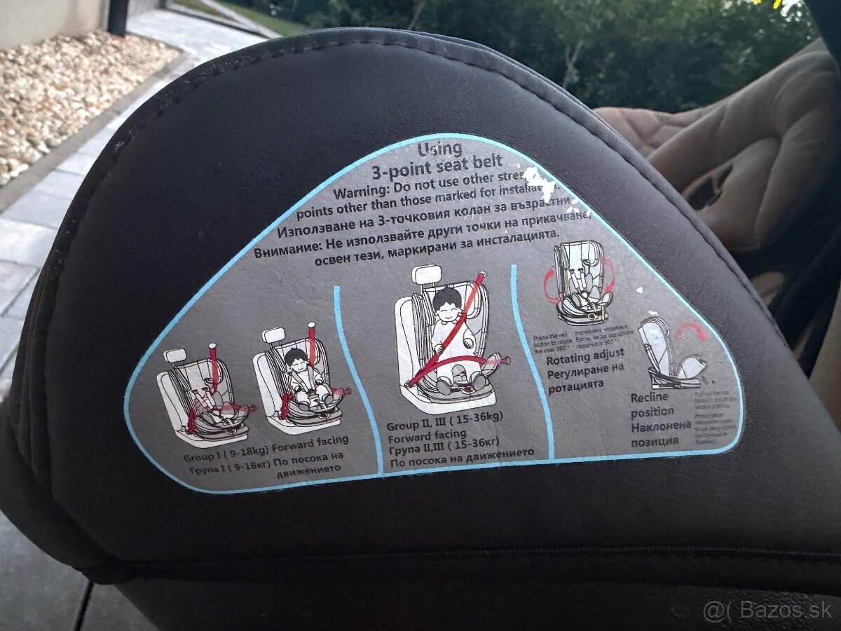 detská autosedačka s upevnením isofix - 5