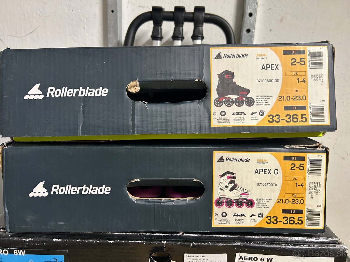Rollerblade Apex korčule vel. 33-36,5 - 5
