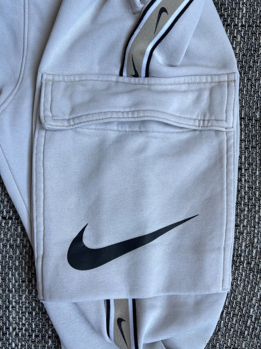 Nike teplaky kremove - 5