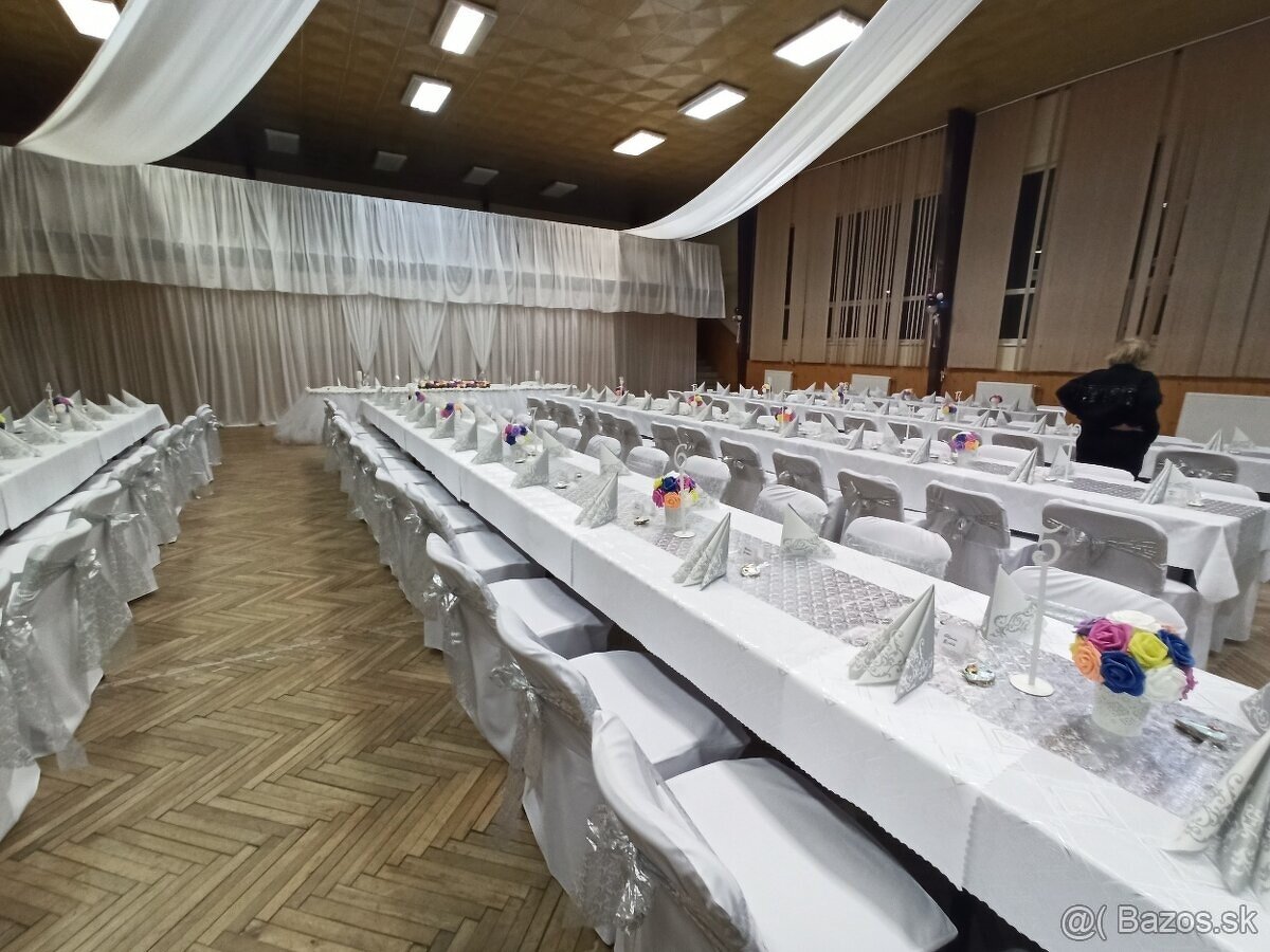 Svadobná výzdoba, kvety na stôl, kytica, vence, 3D srdce - 5