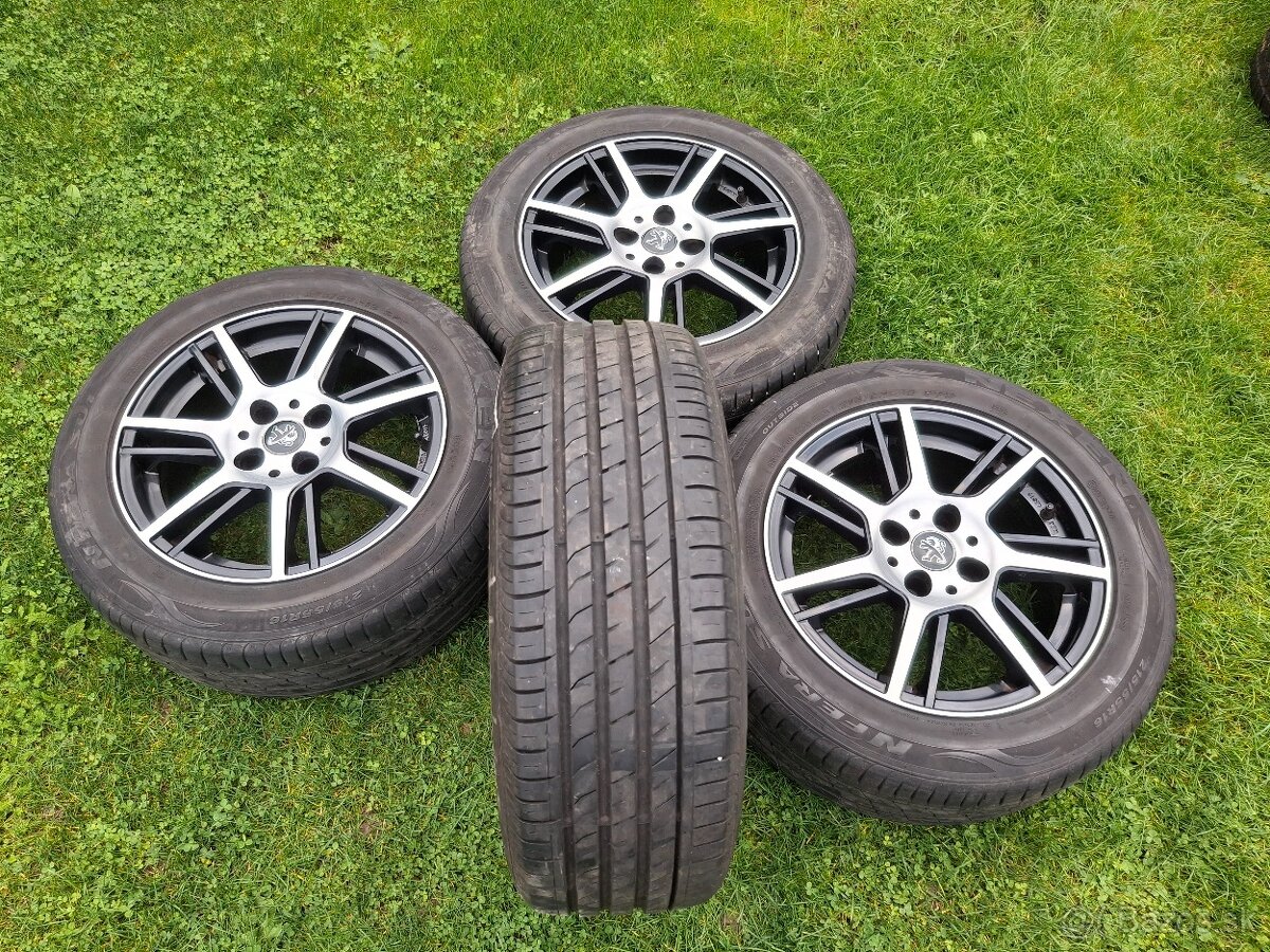 16" ALU 4x 108 + 215/55 r16 letné 7mm - 5